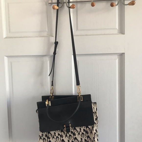 Vince Camuto Beca Genuine Calf Leather Satchel - Picture 2 of 5